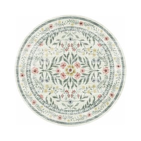 Vintage Gartenteppich Rund - Luana Grün - product