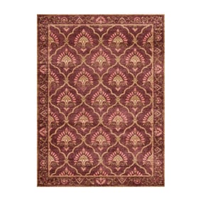 Teppich Vintage - Sage Grid Rot - sfeer