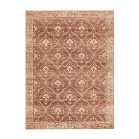 Teppich Vintage - Sage Grid Terracotta - product