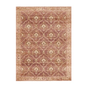 Teppich Vintage - Sage Grid Terracotta - sfeer