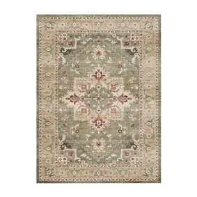 Teppich Vintage - Sage Medaillion Grün - sfeer