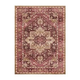 Teppich Vintage - Sage Medaillion Rot - product