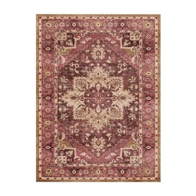Teppich Vintage - Sage Medaillion Rot - sfeer