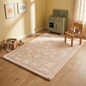 Waschbare Spielmatte Baby - Flo Beige