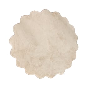Waschbarer Teppich Rund - Puck Beige - sfeer