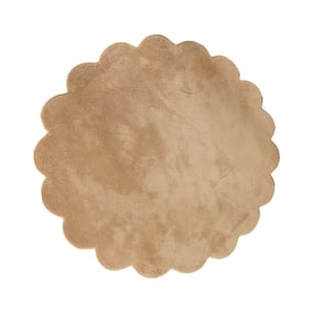 Waschbarer Teppich Rund - Puck Braun - product