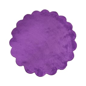 Waschbarer Teppich Rund - Puck Lila - product
