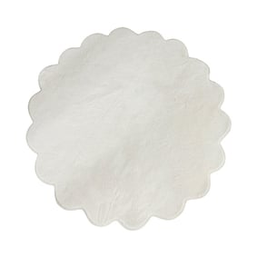 Waschbarer Teppich Rund - Puck Weiß - product