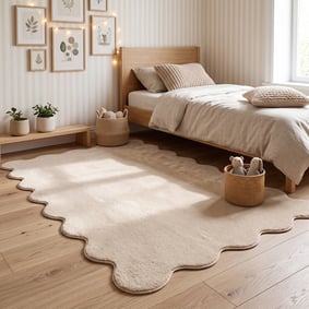 Waschbarer Teppich - Puck Beige