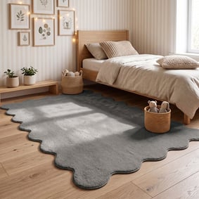 Waschbarer Teppich - Puck Grün