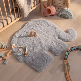 Kinderteppich - Huggy Elefant Grau