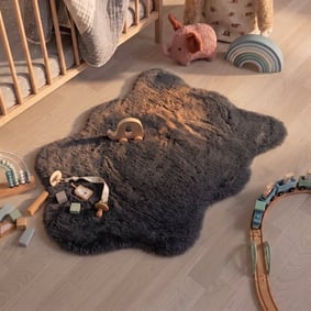 Kinderteppich - Huggy Schaf Anthrazit