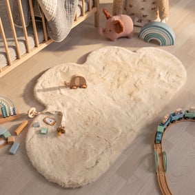 Kinderteppich - Huggy Wolke Creme