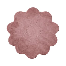 Kinderteppich Waschbar - Coco Blume Dunkelrosa - product