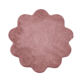 Kinderteppich Waschbar - Coco Blume Dunkelrosa - sfeer