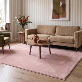 Waschbarer Teppich - Vivid Rosa