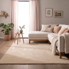 Flauschiger Teppich - Cozy Beige