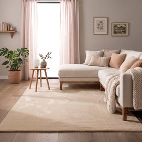 Flauschiger Teppich - Cozy Beige