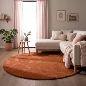 Flauschiger Teppich Rund - Cozy Terra