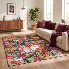 Teppich Patchwork - Moods Bunt No.17