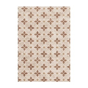 Geometrischer Outdoor Teppich - Mosaic Dot Terra - sfeer
