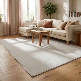 Kurzflor Teppich - Essenza Creme