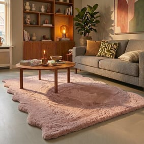 Hochflor Teppich - Comfy Supreme Wavy Rosa