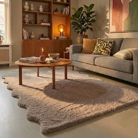 Hochflor Teppich - Comfy Supreme Wavy Taupe