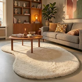 Hochflor Teppich - Comfy Supreme Ripple Creme