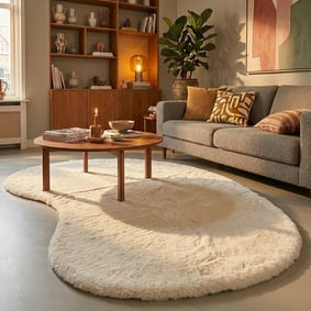 Hochflor Teppich - Comfy Supreme Ripple Creme
