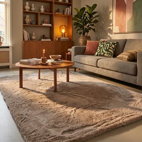 Hochflor Teppich - Comfy Supreme Taupe