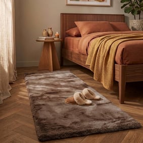 Hochflor Läufer - Comfy Supreme Taupe