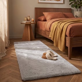 Hochflor Läufer - Comfy Supreme Grau