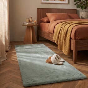 Hochflor Läufer - Comfy Supreme Türkis