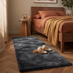 Hochflor Läufer - Comfy Supreme Anthrazit