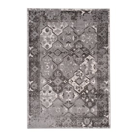 Teppich Vintage - Deep Tile Taupe Grau - product