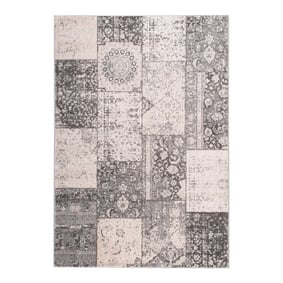 Teppich Patchwork - Deep Taupe Grau - product