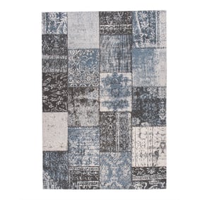 Teppich Patchwork - Dreams Grau Blau - product