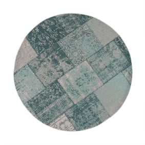 Teppich Patchwork Rund - Dreams Mint Türkis - product