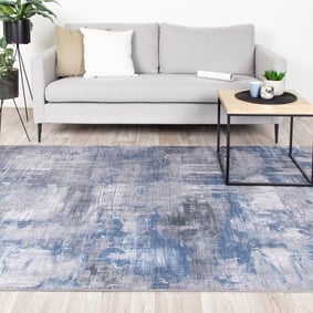 Moderner Teppich - Strength Blau 