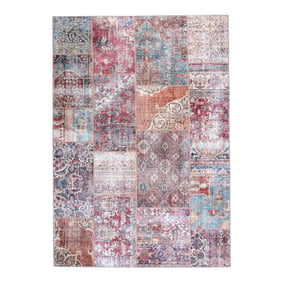 Teppich Patchwork - Azara Rot - product