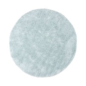 Teppich Hochflor Rund - Lofty Hellblau Türkis - product