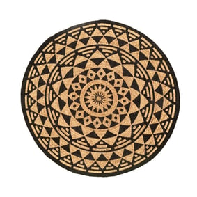 Jute Teppich Rund - Henna Maya Natur - product