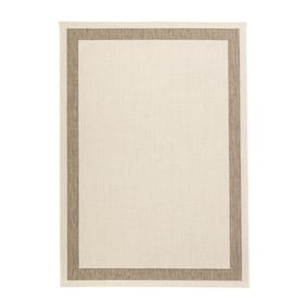 In- & Outdoor Jute Teppich - Nomad Edge Creme - product
