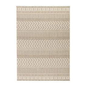 In- & Outdoor Jute Teppich - Nomad Aztec Creme - product