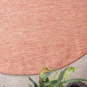 In- & Outdoor Teppich Rund - Costa Terracotta - product