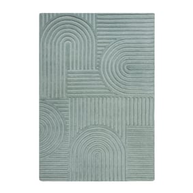 Moderner Teppich - Solacio Zen Blau Grün - product