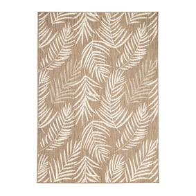In-& Outdoor Teppich - Malta Leaves Beige - product
