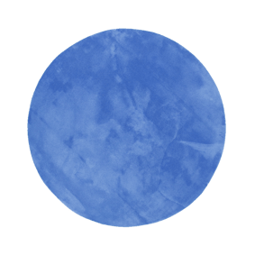 Waschbarer Teppich Rund - Vivid  Blau - product