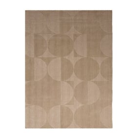 Wollteppich - Giselle Circles Beige - product
